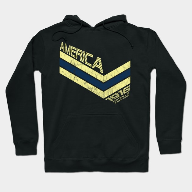 Football Is Everything - Club América 80s Retro Hoodie by FOOTBALL IS EVERYTHING